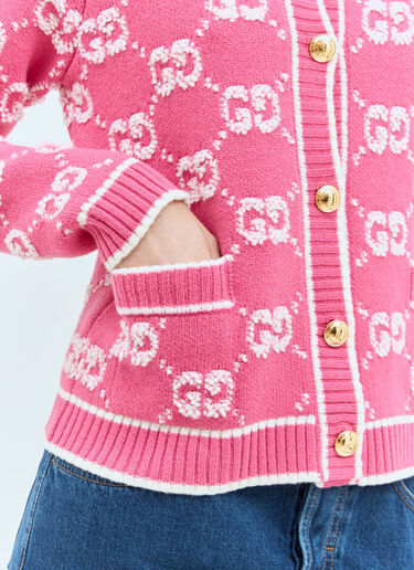 Gucci GGウールカーディガン ピンク guc0257043