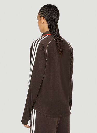 adidas by Wales Bonner Track Polo Sweatshirt Dark Brown awb0352011