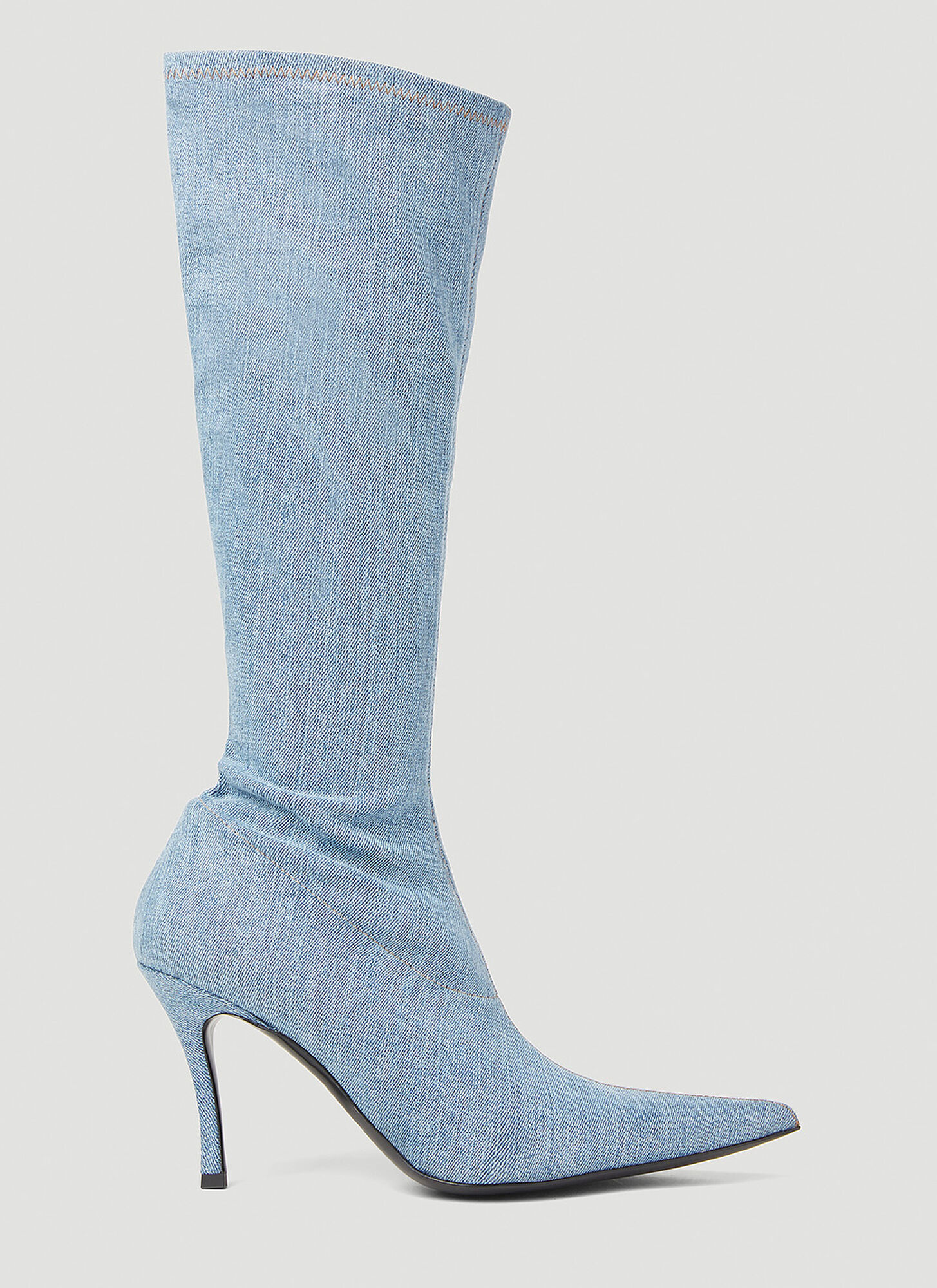 Shop Diesel D-venus Kbt Boots In Blue