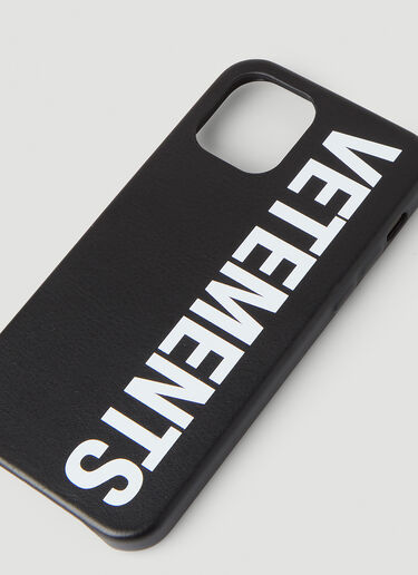 VETEMENTS 大号徽标 iPhone 保护套 黑 vet0247038