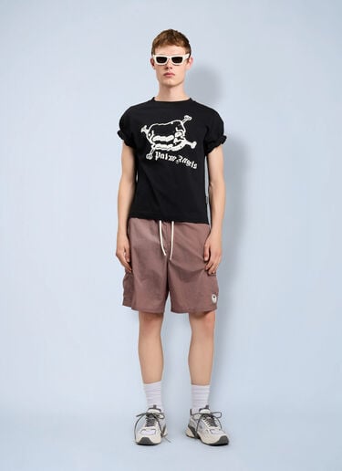 LN-CC® - Palm Angels: Skull T-Shirt - Black Palm Angels Skull T-Shirt Black pma0164090