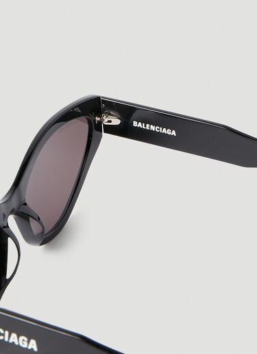 Balenciaga Flat Cat Eye Sunglasses Black bcs0253002