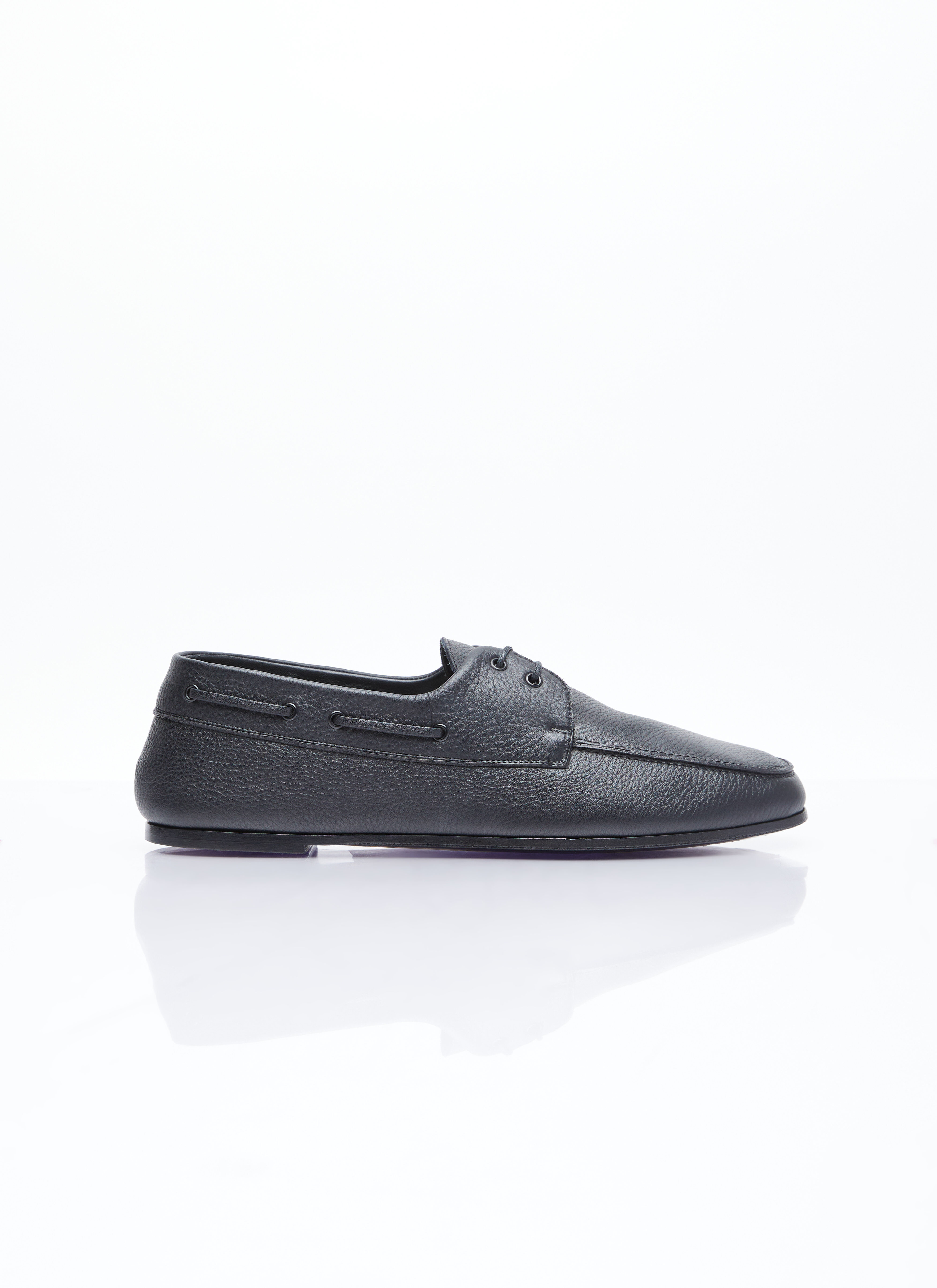 The Row Sailor Leather Loafers レッド row0154007
