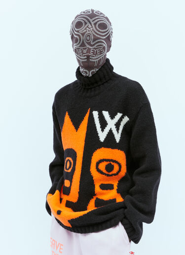 라인스톤 메시 마스크 Walter Van Beirendonck 라인스톤 메시 마스크 그레이 wlt0154039