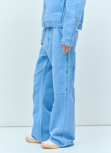 Acne Studios 패치 캔버스 팬츠 블루 acn0255043