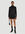 Prada Logo Plaque Roll Neck Knit Dress Black pra0249001