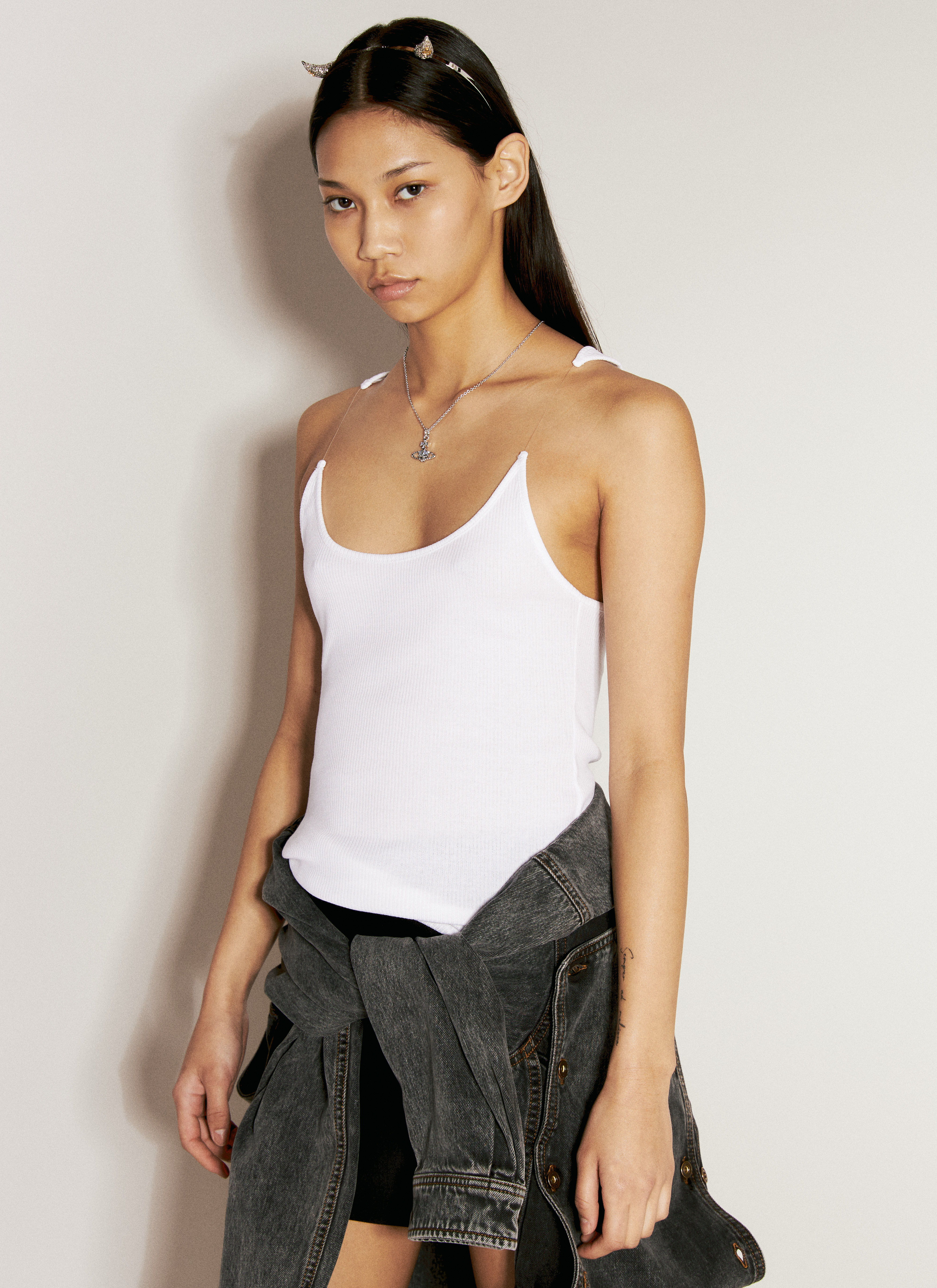 Vivienne Westwood Horn Alice Headband en Silver pour femme | LN-CC®