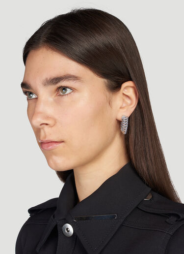 Bottega Veneta Embellished Multi Helix Earrings Blue bov0246077