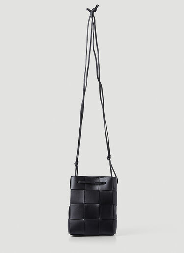 Bottega Veneta Small Casette Bucket Crossbody Bag Black bov0247129
