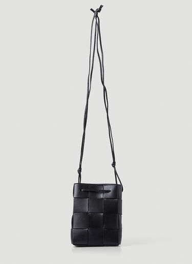 Small Casette Bucket Crossbody Bag Bottega Veneta Small Casette Bucket Crossbody Bag Black bov0247129