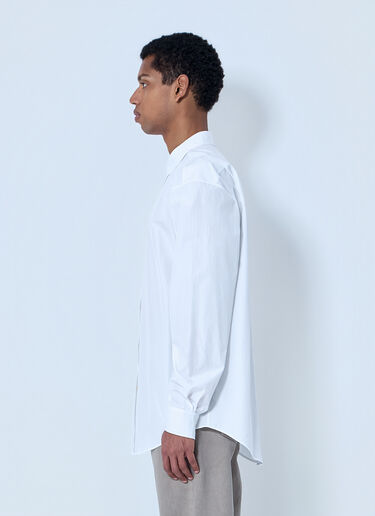 The Row Cotton Poplin Long-Sleeve Shirt White row0164002