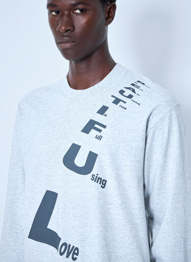 LN-CC® - b.Eautiful: Poem Sweatshirt - Grey b.Eautiful Poem Sweatshirt Grey bea0164020
