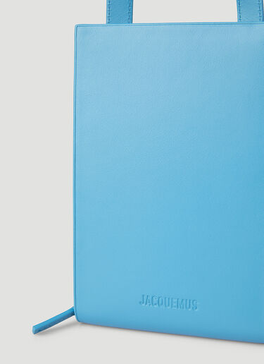 Jacquemus Le Gadju Lanyard Wallet Light Blue jac0148033