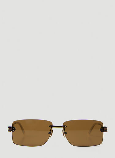 Bottega Veneta BV1126S Metal Sunglasses  Brown bov0345004