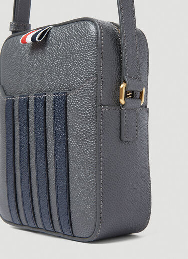 Vertical Camera Crossbody Bag Thom Browne Vertical Camera Crossbody Bag Grey thb0152018