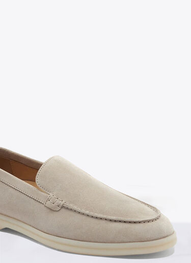 Scarosso Ludovica Suede Loafers Grey scr0258029