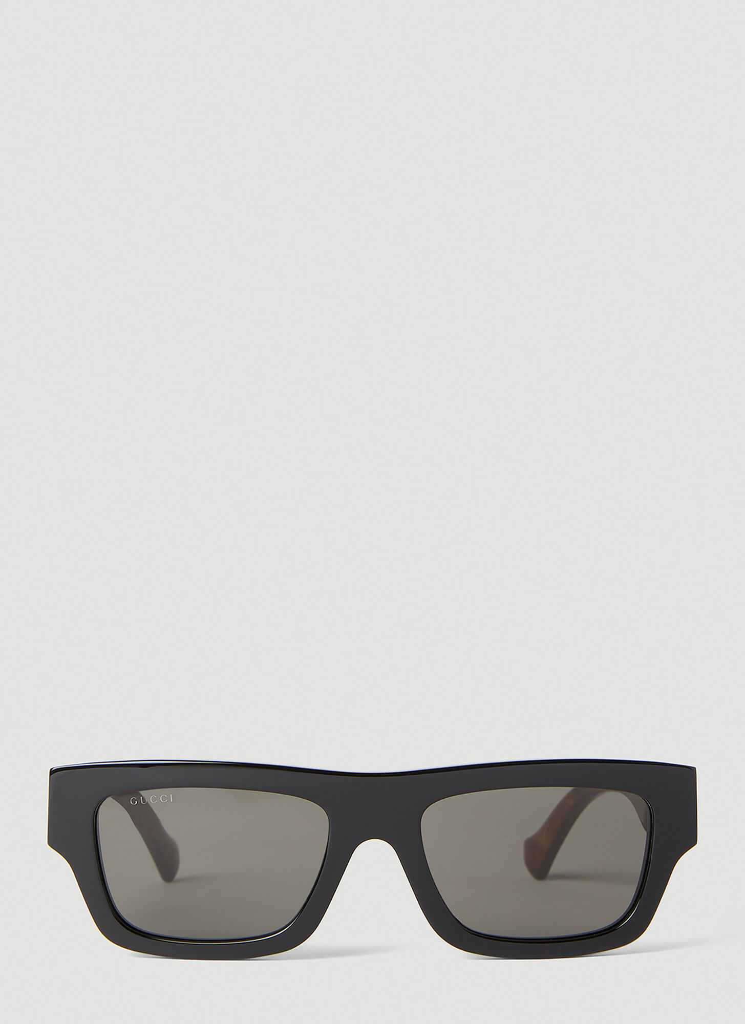 Gucci Rectangular Sunglasses In Brown