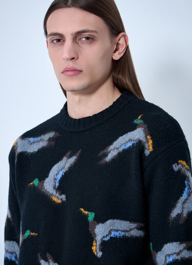 Burberry Duck Wool Sweater Black bur0159010