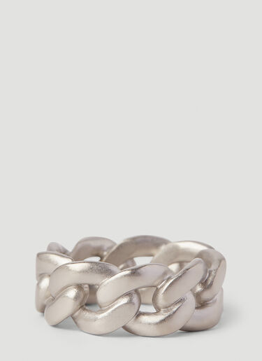 Maison Margiela Curb Chain Ring Silver mla0145037