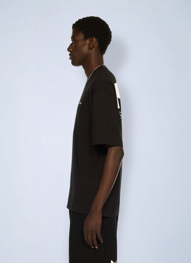 Half Arrow Skate Logo T-Shirt Off-White Half Arrow Skate Logo T-Shirt Black ofw0162055