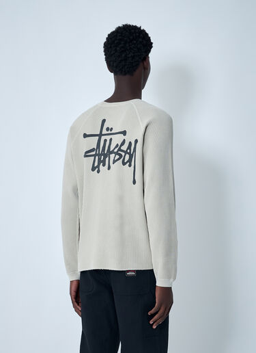 Stüssy Logo Motif Sweatshirt White sts0162010