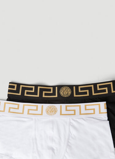 Versace Set of Two Greca Briefs White ver0149069