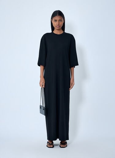 TOTEME Knit Tee Dress Black tot0263029