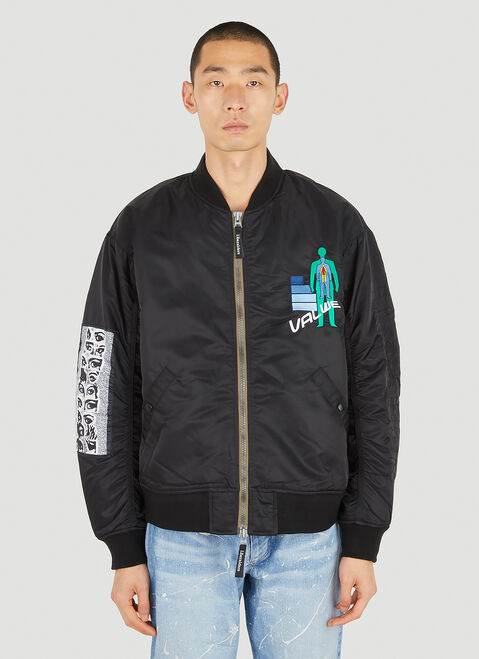 Liberaiders Decline Bomber Jacket Beige lib0153001