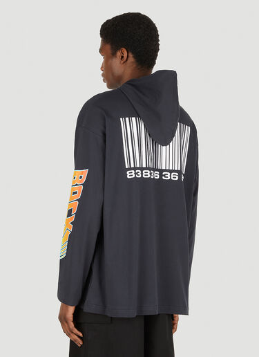 VTMNTS Back to the Future Hooded Sweatshirt Black vtm0348013