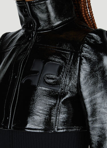 Iconic Crop Jacket Courrèges Iconic Crop Jacket Black cou0251007