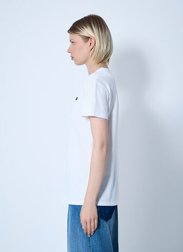 Miu Miu Set Of Three Logo Motif T-Shirts White miu0361001