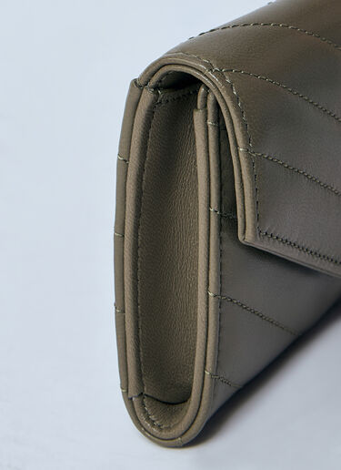 Saint Laurent Cassandre Wallet Khaki sla0260002
