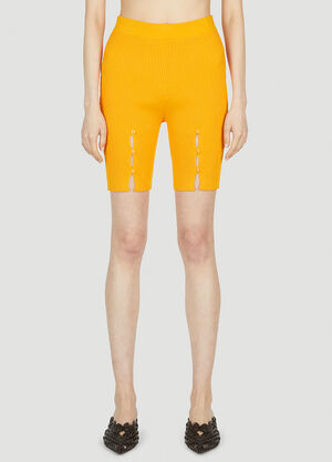 Ester Manas Knit Biker Shorts Orange est0252007