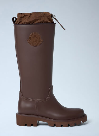 Kickstream Rain Boots Moncler Kickstream Rain Boots Brown mon0263050