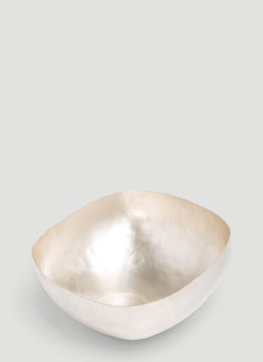 Tom Dixon Large Square Bash Vessel Silver wps0638028