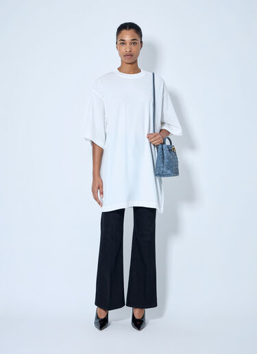 Bottega Veneta Oversized Cotton T-Shirt White bov0264052