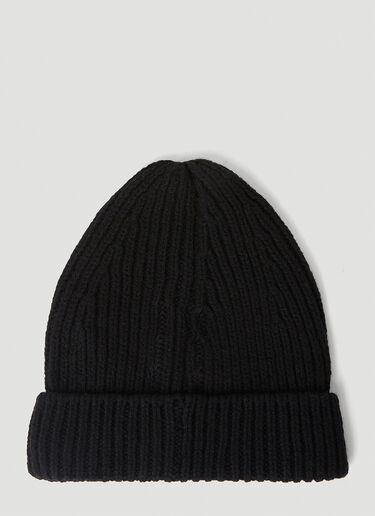 Ribbed Beanie Rick Owens Ribbed Beanie Black ric0153030
