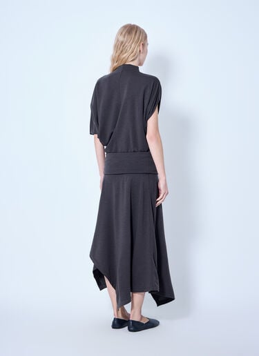Lemaire Twisted Dress Dark Grey lem0266009