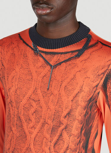 Y/Project x Jean Paul Gaultier Trompe L'Oeil Top Orange ypg0152003