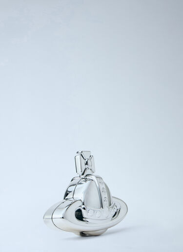 Vivienne Westwood 3D Orb Clutch Bag Silver vvw0263024
