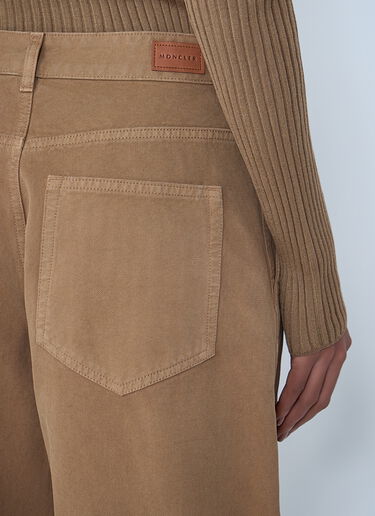 Wide-Leg Cargo Pants Moncler Wide-Leg Cargo Pants Brown mon0263026