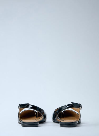 Maison Margiela Tabi Flat Slingback Black mla0264058