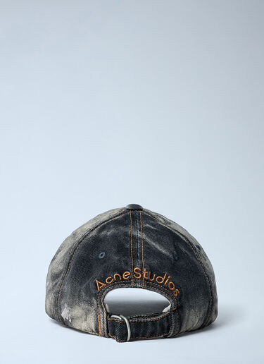 Logo Motif Baseball Cap Acne Studios Logo Motif Baseball Cap Black acn0162045