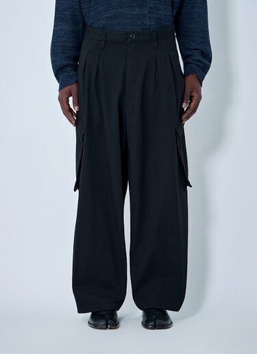 Yohji Yamamoto 12 Tucks Work Pants Black yoy0164013