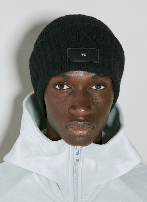 Y-3 Knit Beanie Hat Black yyy0254005