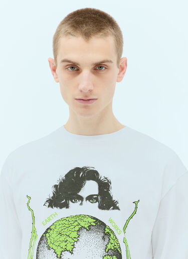 Brain Dead Conspiracy Long-Sleeve T-Shirt White bra0154004