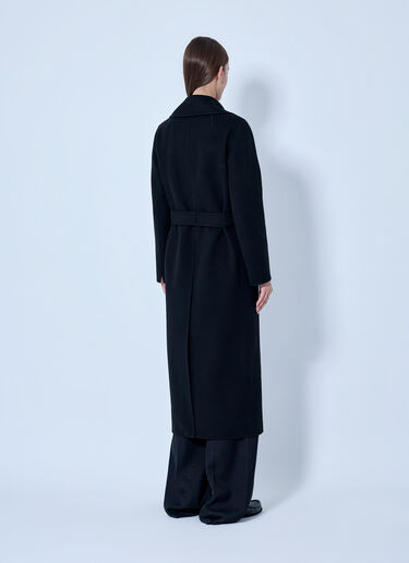 LN-CC® - Max Mara: Belted Wool Coat - Black Max Mara Belted Wool Coat Black max0266094