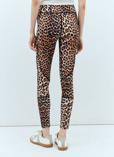GANNI Active Ultra High Waist Leggings Brown gan0255043