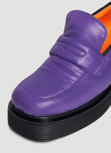 Marni 尼龙乐福鞋 紫色 mni0246015