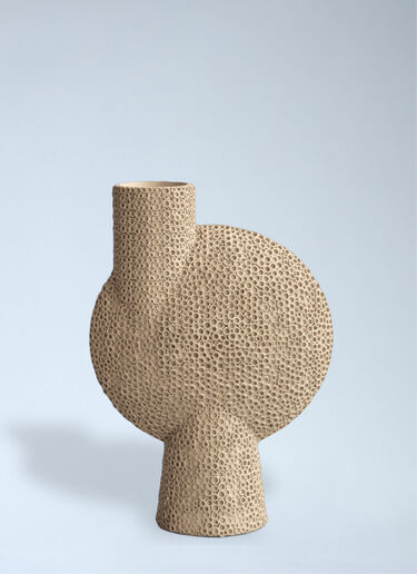 101 Copenhagen Textured Ceramic Vase Beige wps0692311